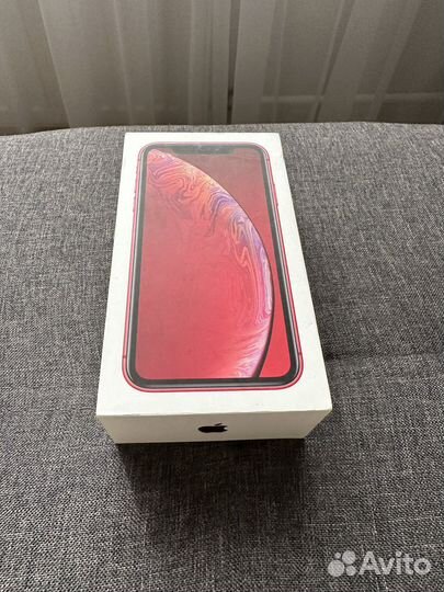 Коробка от iPhone xr red 128 gb