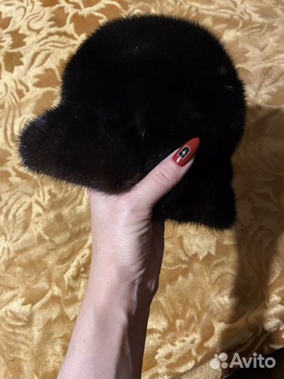 Норковая шапка женская