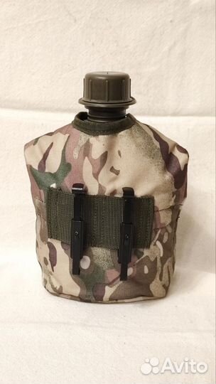 Фляга походная пластиковая 