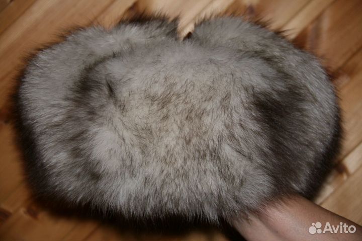 Шапка из песца новая