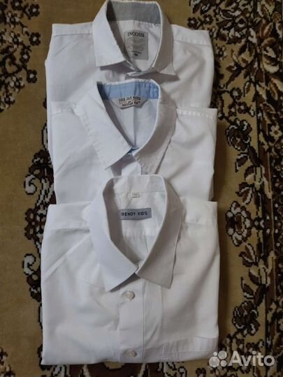 Сорочки белые для мальчика на 11-12 лет