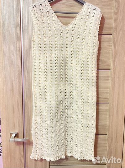 Платье вязаное крючком