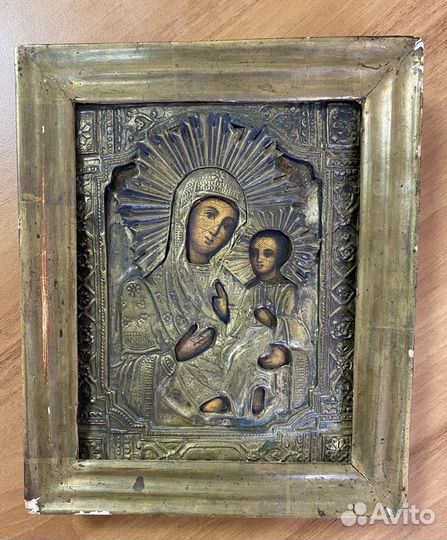 Икона Божья матерь. 19 век