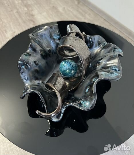 Интерьерная керамическая ваза ручной работы