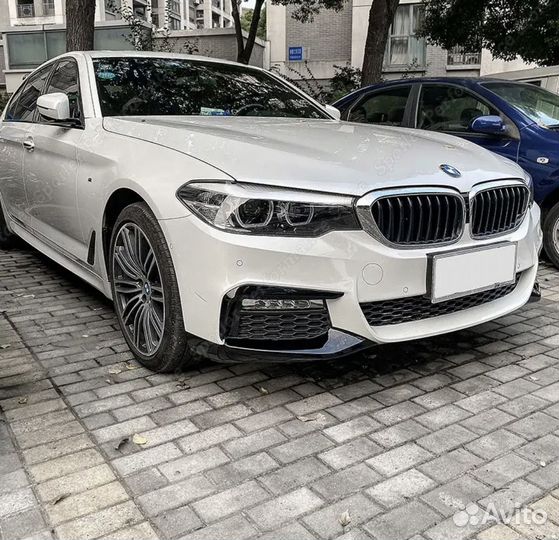 Клыки переднего бампера bmw g30 g31