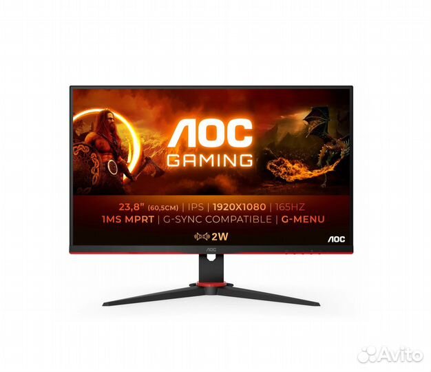 Монитор AOC 24G2SPU/BK