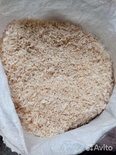 Опилки стружка в мешках