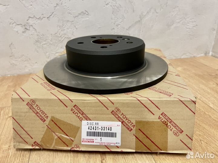 Тормозной диск RR перфорированный toyota