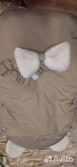 Зимний конверт в коляску