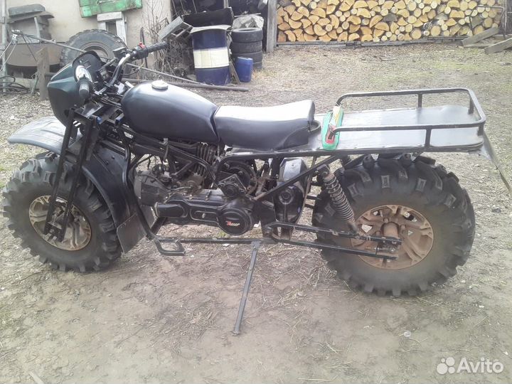 Полноприводный мотоцикл мотовездеход Васюган