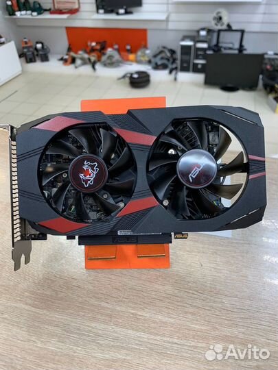 Видеокарта asus Cerberus GeForce GTX 1050 Ti OC 4G
