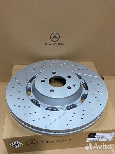 Тормозные диски Mercedes S-class W222, C217 63AMG