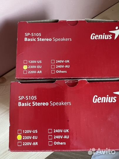 Компьютерные колонки Genius sp-s105