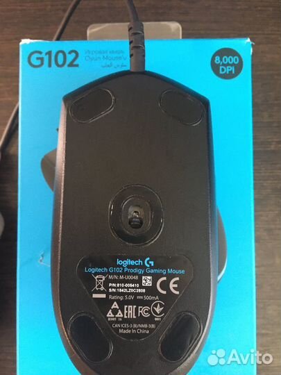 Мышь logitech g102