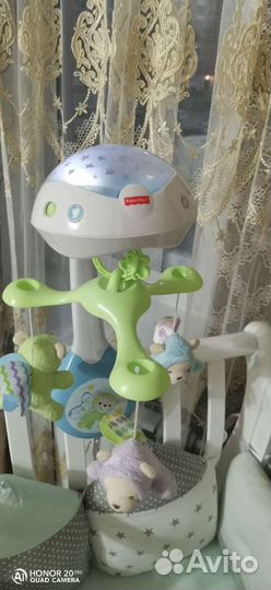 Мобиль на кроватку с проектором