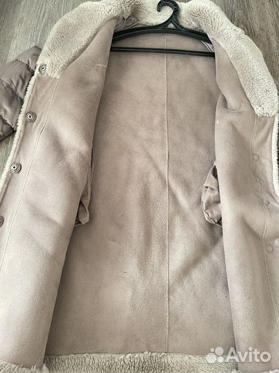 Шуба натуральная овчина 44-46