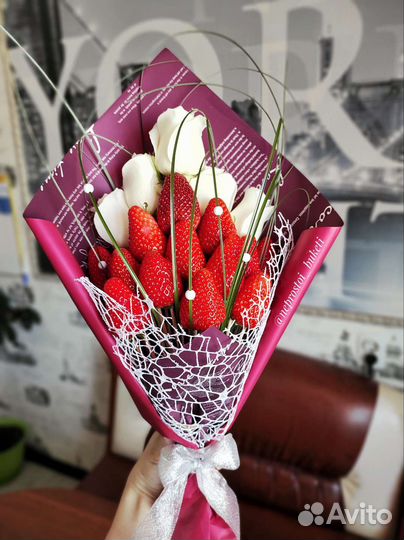 Съедобные букеты. Фрукты, сухофрукты, сладости