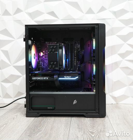 Новый игровой компьютер 12100f / RTX 4060 / 16 GB