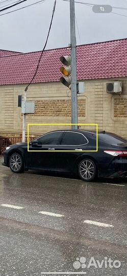 Молдинги дверей камри 70 75 хром