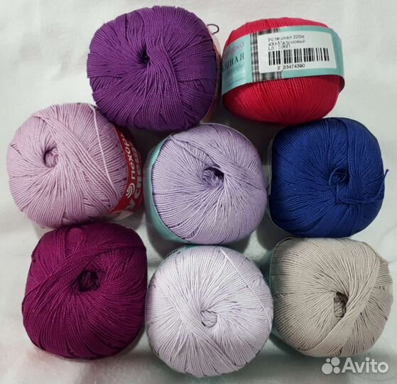 Летняя пряжа Успешная (Пехорка)цена за 1 моток