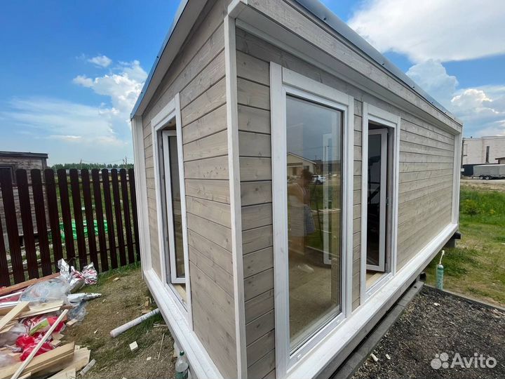 Модульная баня под ключ 2,4х6м с доставкой