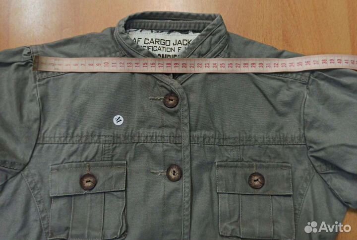 Куртка military style женская ambercrombie хлопок