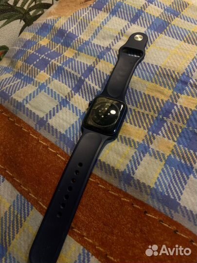 Apple watch series 6 44mm, синие