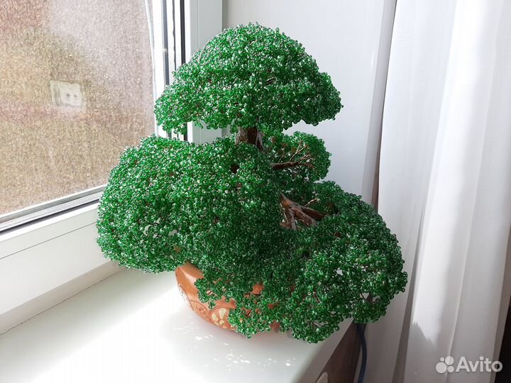 Деревья из бисера