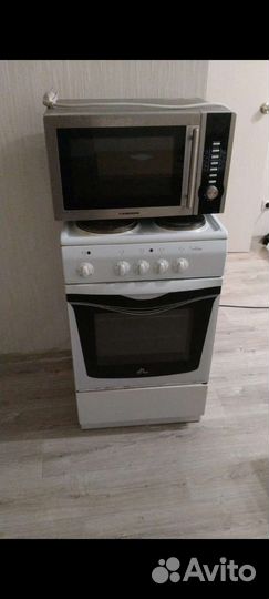 Микроволновка и плита
