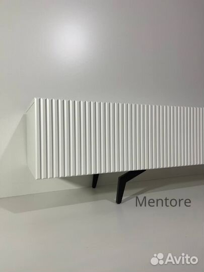 Тумба тв Bravo Вертикаль в белом цвете