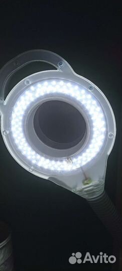 Лампа лупа напольная