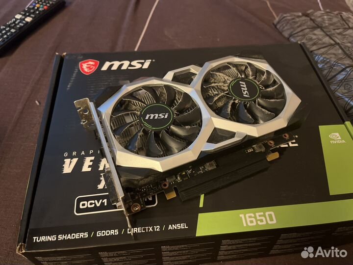 Видеокарта gtx 1650 4gb msi