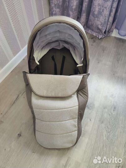 Коляска 2 в 1 indigo эко кожа