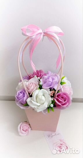 Цветы, розы и букеты из вспененного мыла