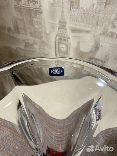 Ваза crystalite bohemia czech republic