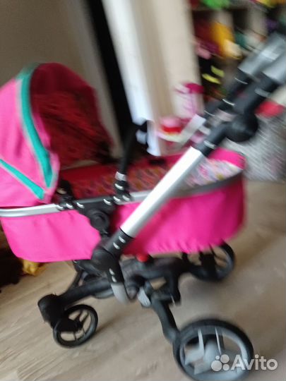 Коляска для кукол demi star 2 в 1