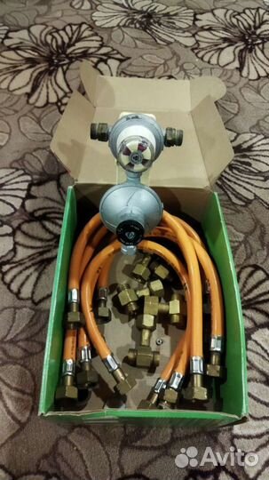 Газовый конвектор для подключения 5 болонов