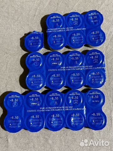 Однодневные контактные линзы -8.5 Clear 1-Day