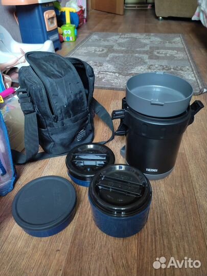 Термос для еды с контейнерами