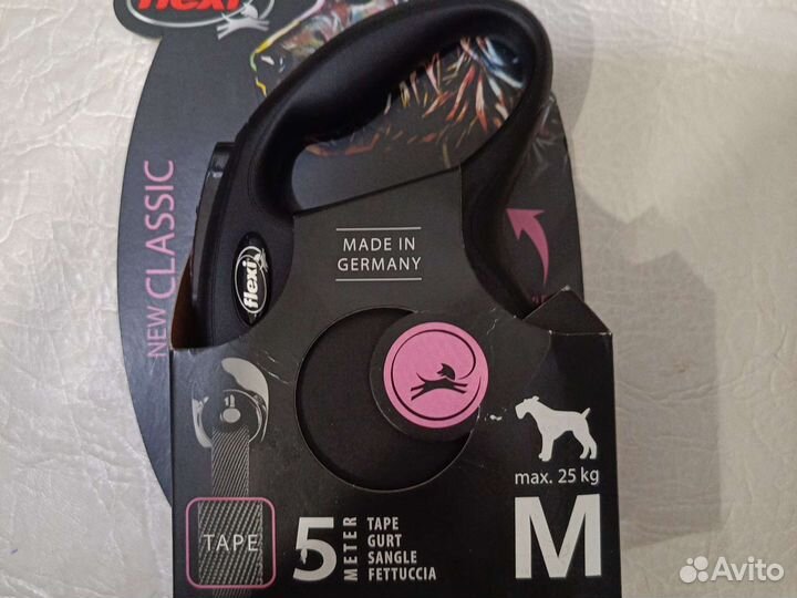 Поводок рулетка для собак flexi