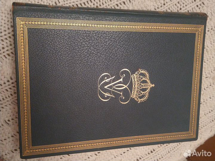 Книга 1975 г, на шведском, биография Густава 5-го