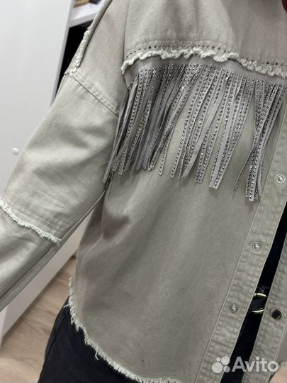 Рубашка женская джинсовая