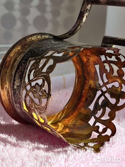 Подстаканник серебряный СССР