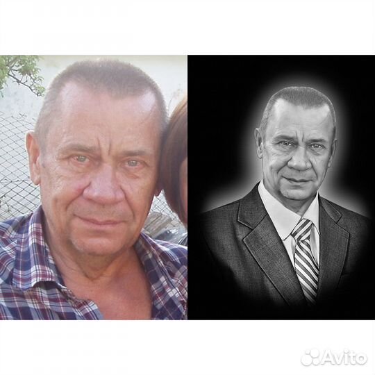 Реставрация фотографий, ретушь фото на памятник