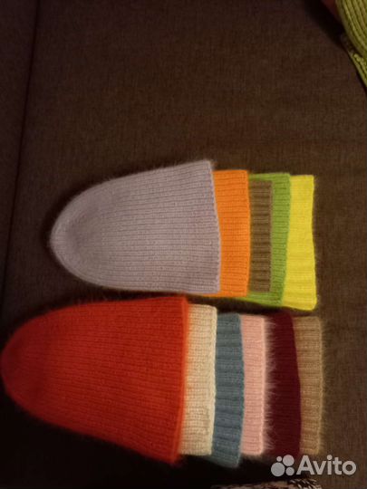 Шапка из пуха норки и кашемира