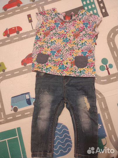 Детские вещи пакетом для девочки 80-86 р