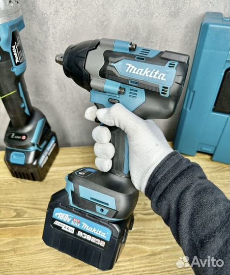 Набор 2 в 1 Ушм + гайковерт makita