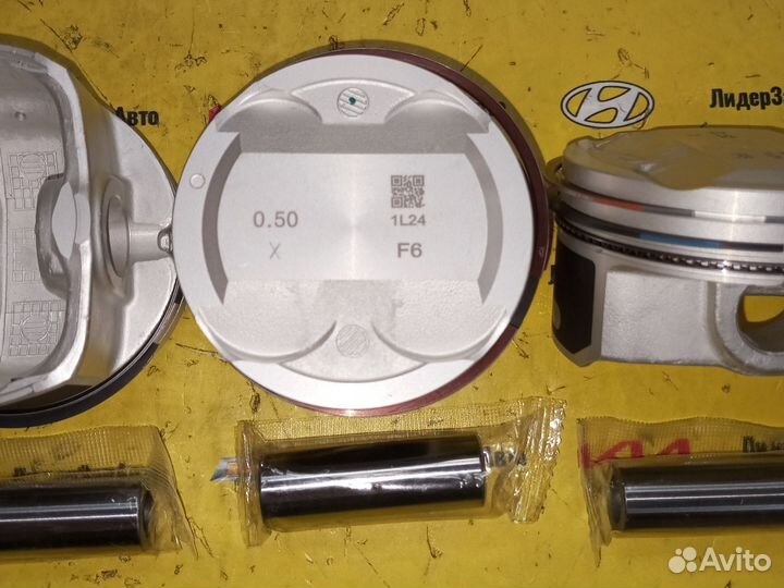 Поршни с кольцами 0.5 G4LD Ceed 1.4 18- Creta 20