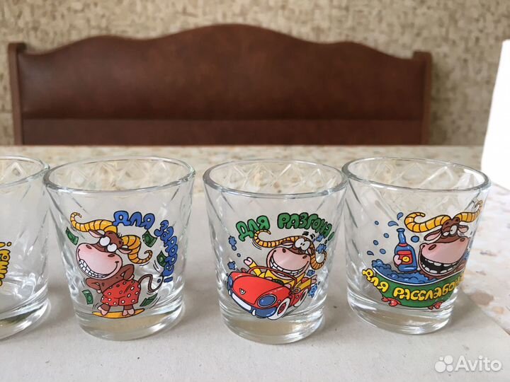 Рюмки бокалы стаканы