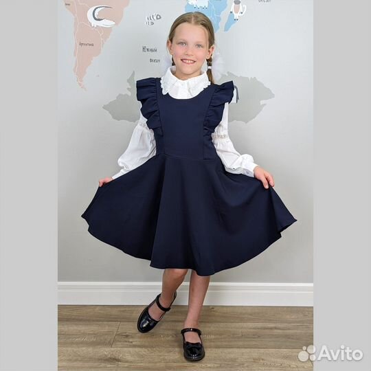 Сарафан школьный для девочки
